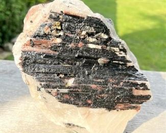 A large chunk of black tourmaline