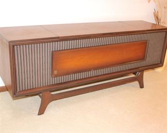 Mid Century Console Stereo