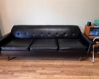 MCM black sofa