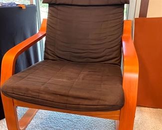 Scandinavian style fabric chair