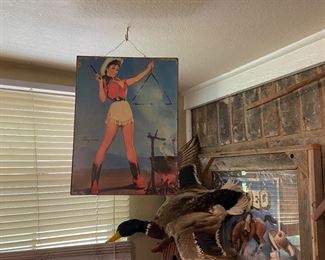 What the DUCK is that cowgirl banging on a triangle for!?!?!
