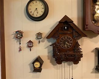 Miniature cuckoo clocks as well!!!