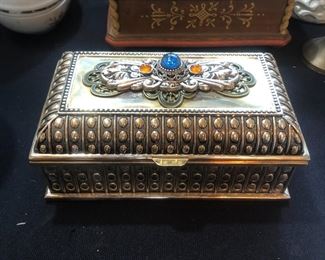One of a kind jewelry box by Ann Cichon, Dallas designer