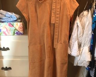 Cute suede dress