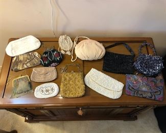 So many beautiful beaded evening bags, many are done by hand!