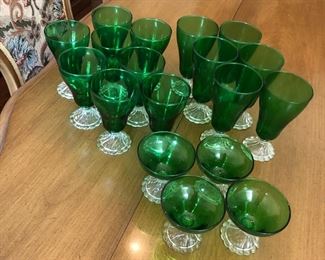 Vintage glassware