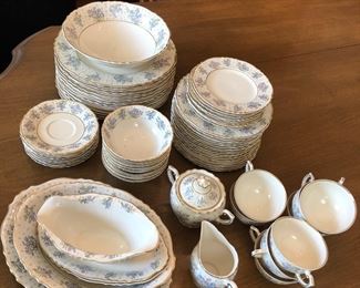 dining set 'forget me not' by Syracuse China