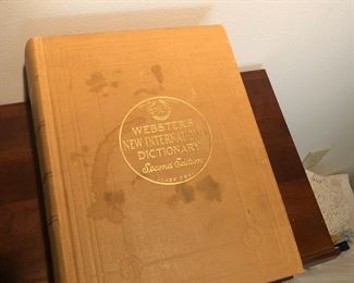 Webster's dictionary