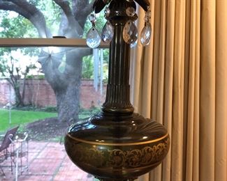 Close up on large lamp detail