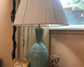 Teal lamp