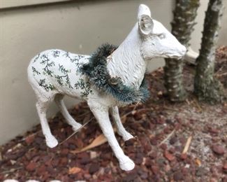 Vintage Outdoor Composite Deer Statue