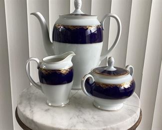 Rosenthal Frederick the Great Large Coffee Pot, Creamer & Sugar Set