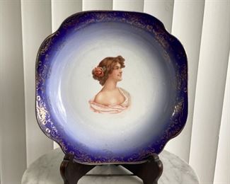 Vintage Portrait Display Plate