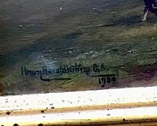 Artist's Signature and Date