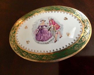 Vintage French Limoges Trinket Box