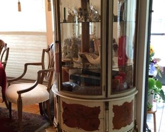 Vintage French Curio Cabinet