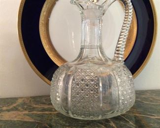 Vintage Cut Glass Cruet