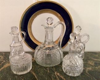 Vintage Cut Glass, Pressed Glass & Etched Collections