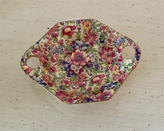 English Vintage Chintz Royal Wilton Nut Dish