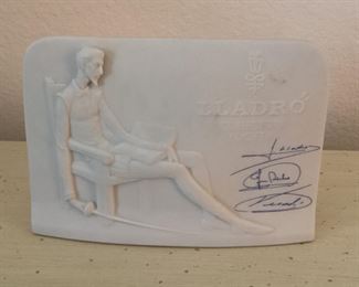 Lladro Collectors Society Don Quixote Plaque, Signed