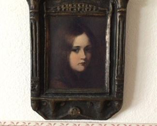 Small Framed Print Mignon by Karl Georg Buchner 