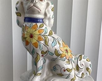 Decorative Arts Ceramic Dog