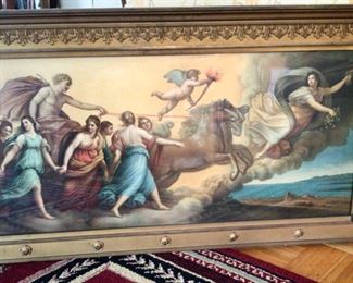 Aurora Chromo Lithogragh, Original by Guido Reni Italian Painter Guido Reni