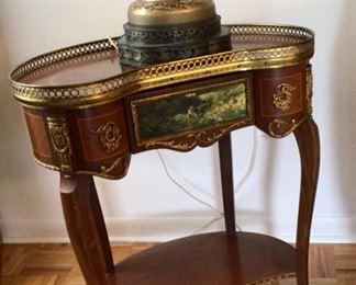 Louis XV Style Antique French Kidney Side Table