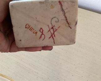 China, Vintage Ceramic Pair of Small Foo Dogs