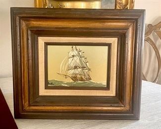 Little Old Signed Painting