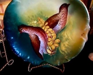 Vintage, French Limoges Game Plate