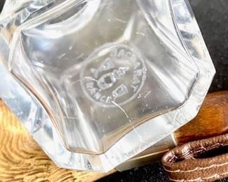Baccarat Crystal Perfume Decanters, Made in France, Makers Mark 