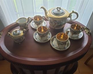 Beautiful Capodimonte Tea Set