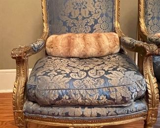 Mink bolster pillows