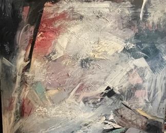 Debra Wingo abstract painting, this piece measures 54" x 42" wide