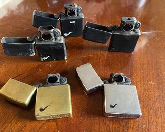 Vintage Zippo pie lighters