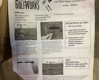 Golfworks Shaft Extractor