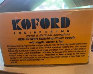 Koford engineering HIGH POWER Switching power supply. 