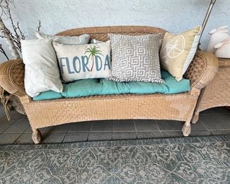 Wicker couch