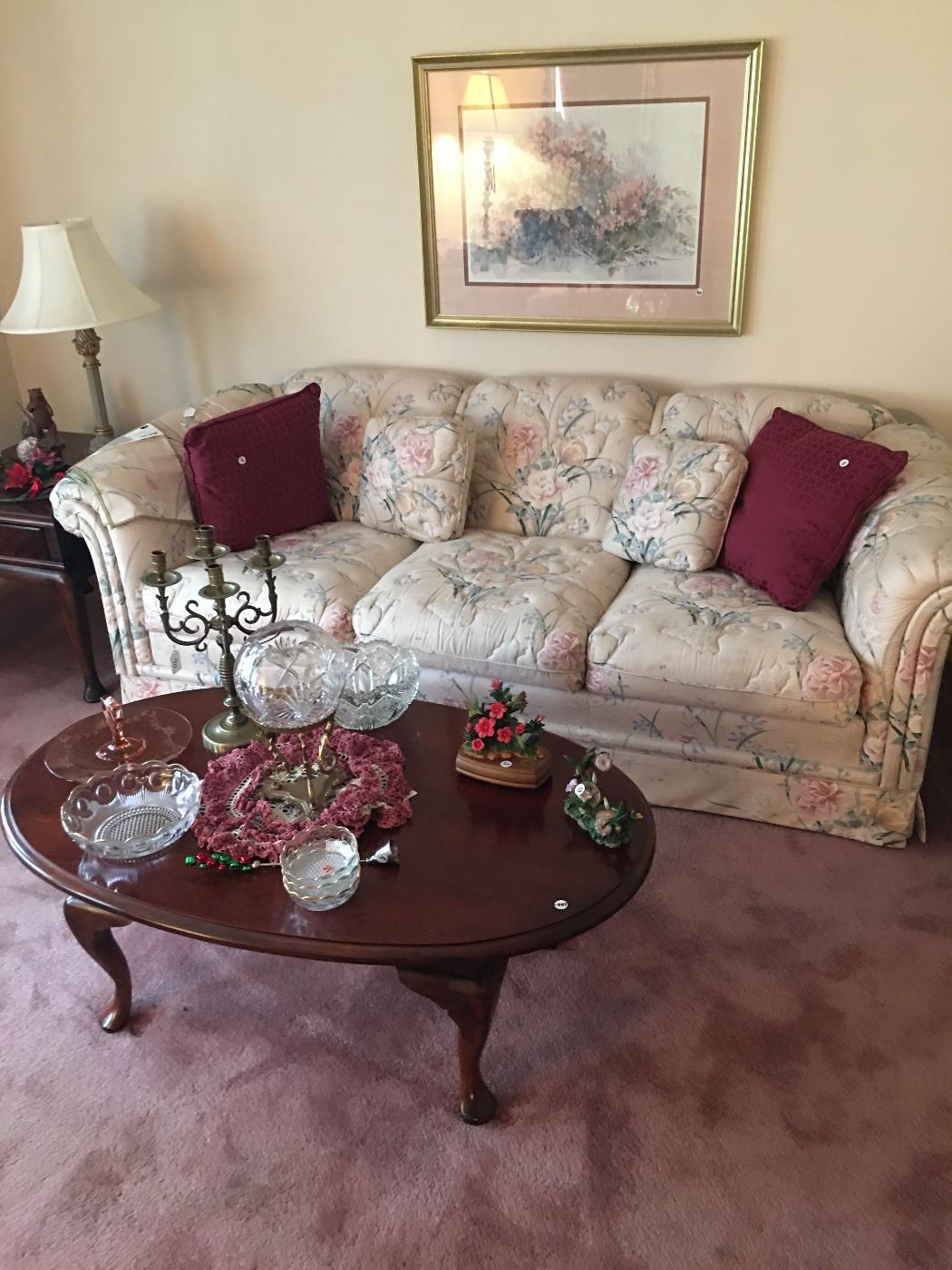 Broyhill sofa (like new), Ethan Allen coffee table