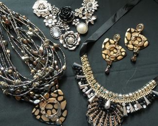 Dressy and dramatic necklaces