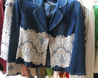 One of several denim and diamonds style short jackets