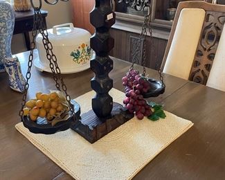 Vintage wood decor $15