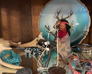 Skookum doll and turquoise 