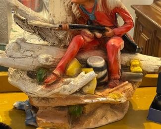 Large chalk figurine