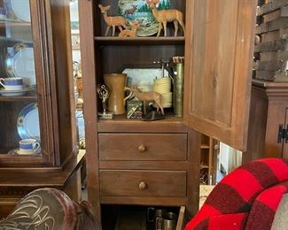 Tall narrow cabinet $95