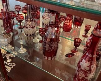 Bohemian glass all 50% off
