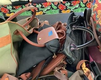 Just some of the leather purses.