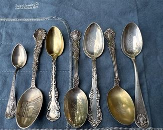 A few more Sterling spoons.