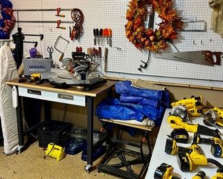 tool bench and tools